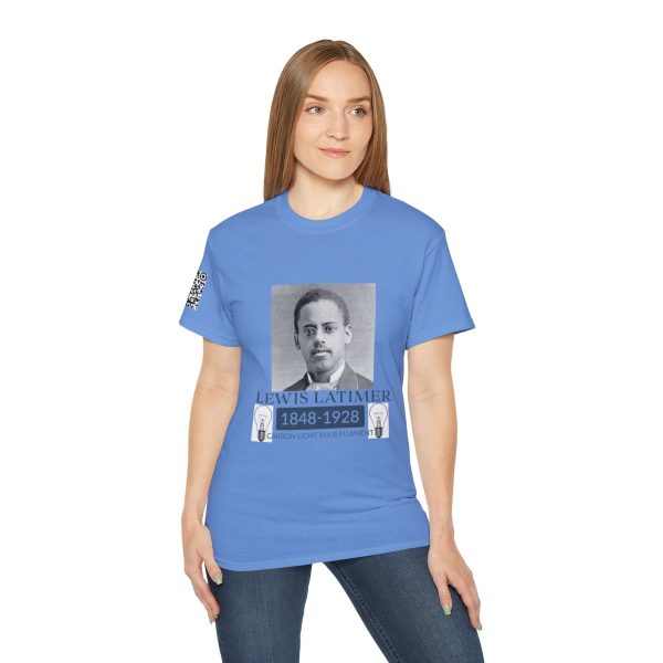 Inspiring Lewis Latimer Tee, Historical Icon T-Shirt Collection, Meticulously crafted, promote awareness and appreciation, Empowering shirt - Image 93