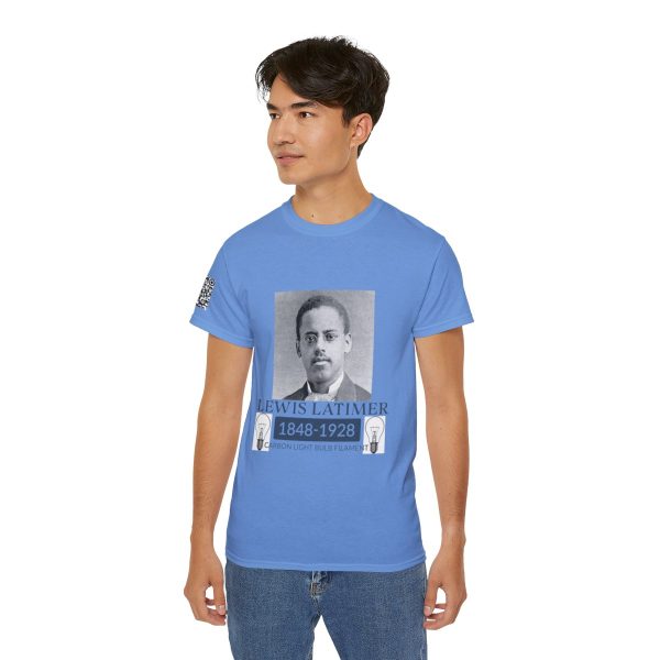 Inspiring Lewis Latimer Tee, Historical Icon T-Shirt Collection, Meticulously crafted, promote awareness and appreciation, Empowering shirt - Image 95