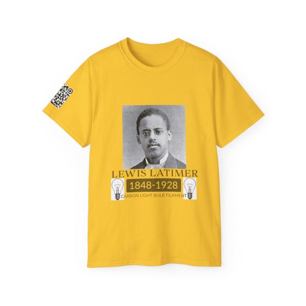 Inspiring Lewis Latimer Tee, Historical Icon T-Shirt Collection, Meticulously crafted, promote awareness and appreciation, Empowering shirt - Image 56