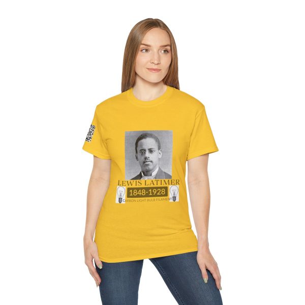 Inspiring Lewis Latimer Tee, Historical Icon T-Shirt Collection, Meticulously crafted, promote awareness and appreciation, Empowering shirt - Image 60