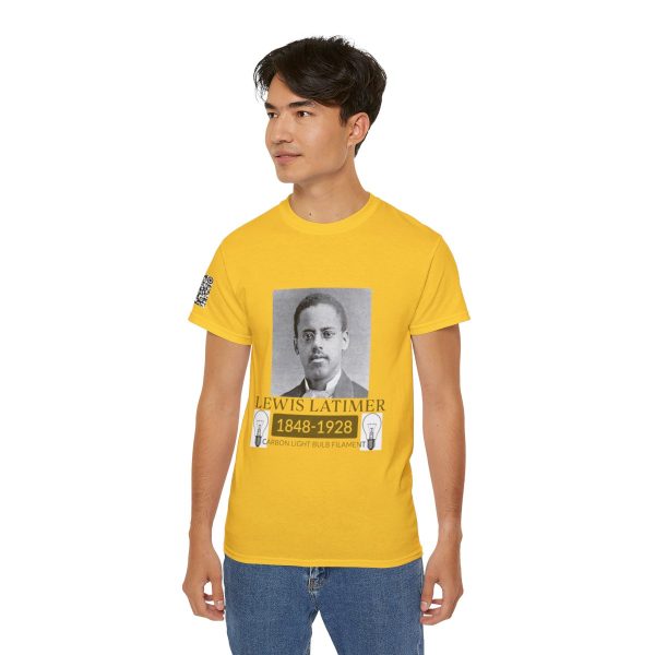 Inspiring Lewis Latimer Tee, Historical Icon T-Shirt Collection, Meticulously crafted, promote awareness and appreciation, Empowering shirt - Image 62