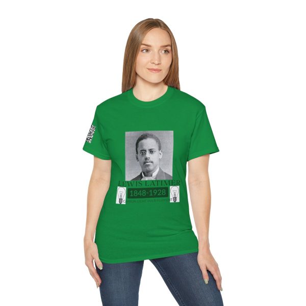 Inspiring Lewis Latimer Tee, Historical Icon T-Shirt Collection, Meticulously crafted, promote awareness and appreciation, Empowering shirt - Image 71