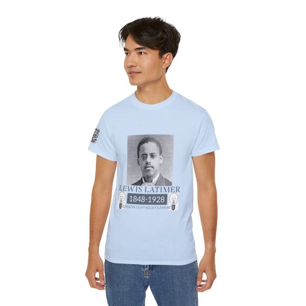 Inspiring Lewis Latimer Tee, Historical Icon T-Shirt Collection, Meticulously crafted, promote awareness and appreciation, Empowering shirt - Image 84