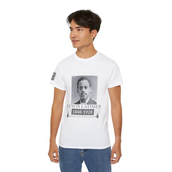 Inspiring Lewis Latimer Tee, Historical Icon T-Shirt Collection, Meticulously crafted, promote awareness and appreciation, Empowering shirt - Image 7