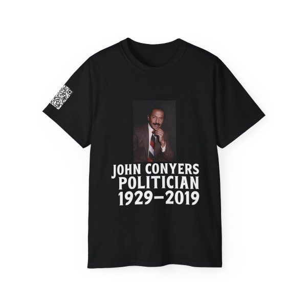 Honoring John Conyers Tee, Political Icon T-Shirt Collection, Influential design, Premium fabric, Comfortable fit, Activism tribute